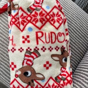Soft Rudolph fleece pants